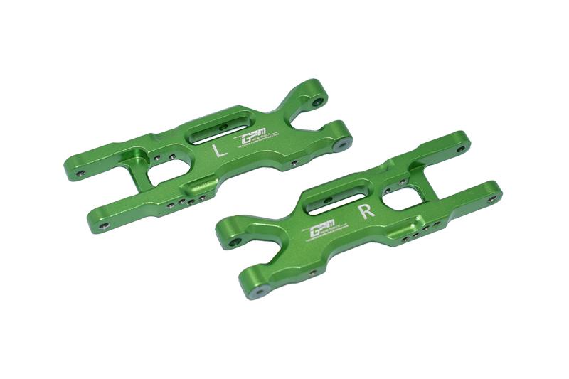 Losi 1/18 Mini-T 2.0 2WD Stadium Truck Aluminum Rear Lower Arms - 2Pc Set Green