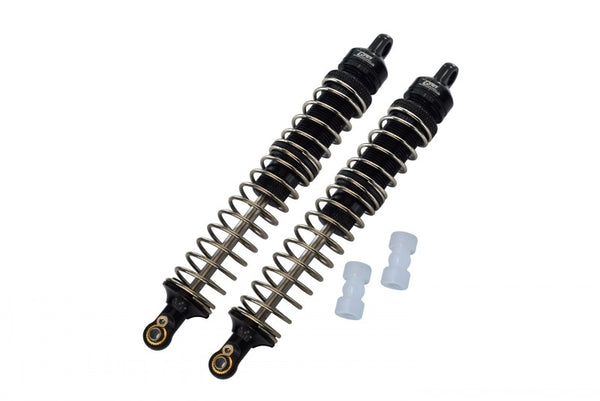 Losi 1/8 LMT 4WD Solid Axle Monster Truck LOS04022 Aluminum Front Or Rear Adjustable Spring Dampers (130mm) - 4Pc Set Black