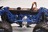 Aluminum 7075 Large Capacity Battery Compartment With ESC and Receiving Bracket For Losi 1/18 Mini LMT 4X4 Brushed Monster Truck RTR-LOS01026 Upgrades - Blue