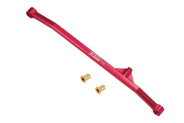 Aluminum 7075 Steering Tie Rod For Losi 1/18 Mini LMT 4X4 Brushed Monster Truck RTR-LOS01026 Upgrade Parts - Red