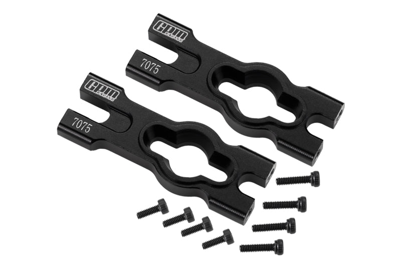 Aluminum 7075 Body Mount Cross Bar For Losi 1/18 Mini LMT 4X4 Brushed Monster Truck RTR-LOS01026 Upgrade Parts - Black