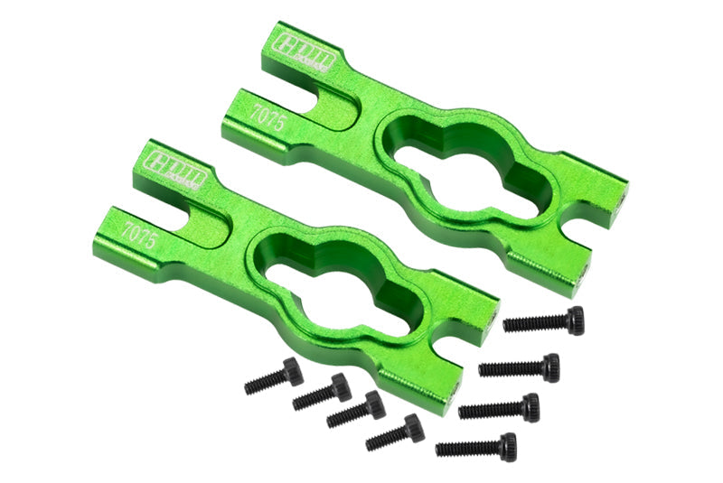 Aluminum 7075 Body Mount Cross Bar For Losi 1/18 Mini LMT 4X4 Brushed Monster Truck RTR-LOS01026 Upgrade Parts - Green