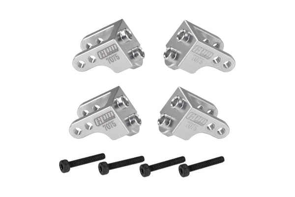 Aluminum 7075 Upper Shock Mount For Losi 1/18 Mini LMT 4X4 Brushed Monster Truck RTR-LOS01026 Upgrade Parts - Silver