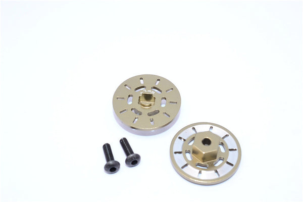 Traxxas Latrax Rally Aluminum Brake Disk Hex Adapter (+3mm) - 2 Pcs Set Titanium