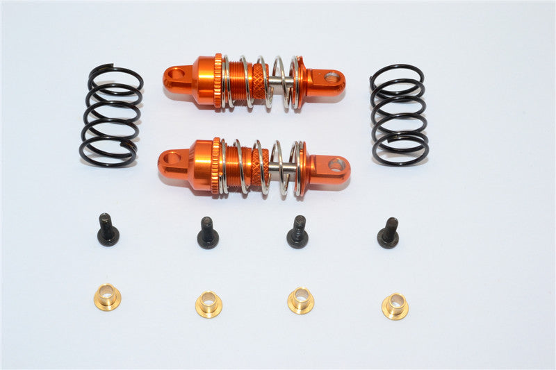 Traxxas Latrax Rally Aluminum Rear Adjustable Damper (34mm) - 1Pr Orange