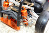 Traxxas Latrax Rally Aluminum Rear Adjustable Damper (34mm) - 1Pr Orange