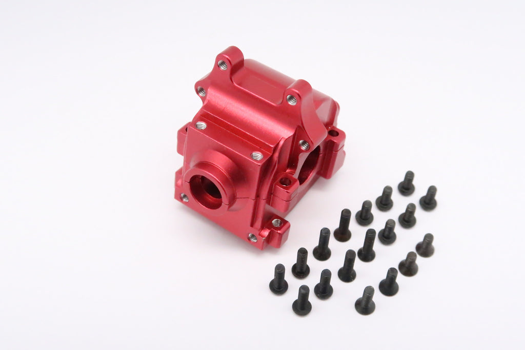 Team Losi Mini 8ight & 8ight-T Aluminum Front Gear Box - 2Pcs Set Red