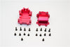 Team Losi Mini 8ight & 8ight-T Aluminum Front Gear Box - 2Pcs Set Red