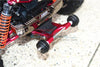 Arrma Big Rock Crew Cab 4X4 BLX Aluminum Rear Adjustable Wheelie - 1 Set Red