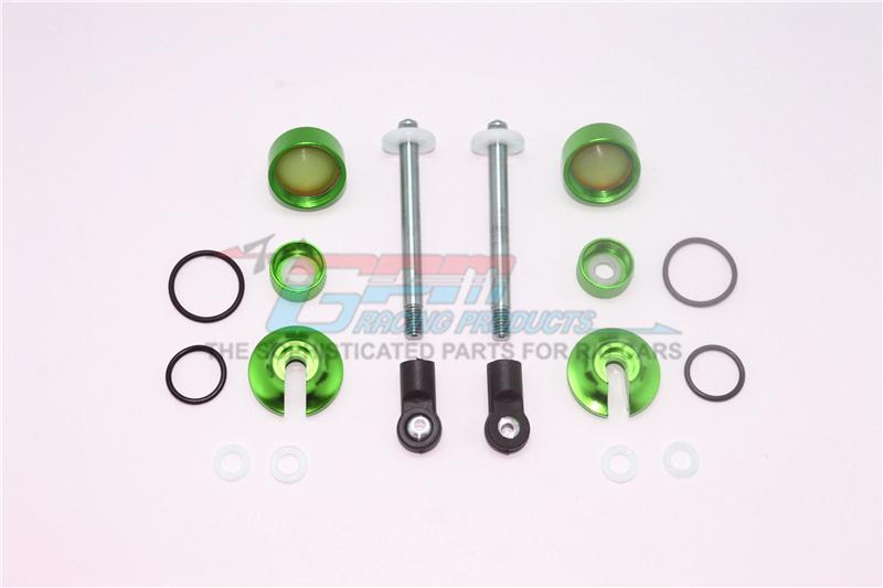 Alloy Full Damper Rebuild Kit For GPM Optional Front Shocks Item# MAK110F For Arrma Kraton / Outcast / Talion - 1 Set Green