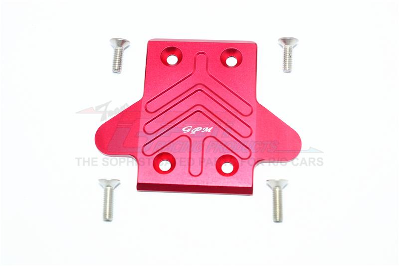 Arrma Kraton 6S BLX (AR106005/106015/106018) Aluminum Front Chassis Protection Plate - 1Pc Set Red