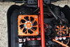 Arrma 1/5 KRATON 8S BLX / OUTCAST 8S BLX Aluminum Motor Heatsink With Cooling Fan - 1 Set Black