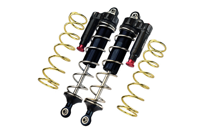 Arrma 1:5 KRATON 8S BLX-ARA110002 Aluminum 6061-T6 Rear L-Shape Piggy Back (Built-In Piston Spring) Adjustable Spring Dampers 187mm - Black