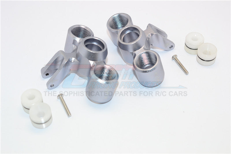 Arrma Nero 6S BLX (AR106009, AR106011) Aluminum Front Knuckle Arms - 1Pr Set Gray Silver