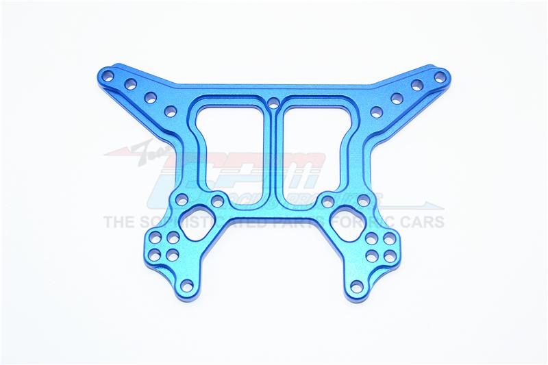 Arrma Senton 6S BLX (AR102654) Aluminum Rear Damper Plate - 1Pc Set Blue