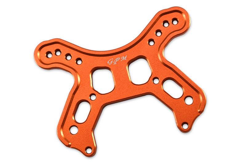 Arrma 1/8 TYPHON 6S BLX Aluminum Front Shock Tower - 1Pc Set Orange