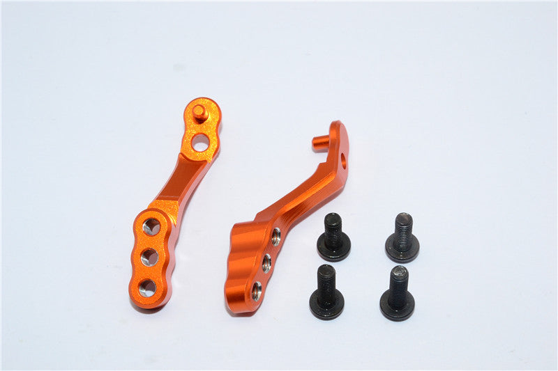 Tamiya MF01X Aluminum Rear Camber Link Mount - 1Pr Set Orange