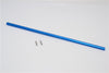 Tamiya MF01X Aluminum Main Shaft (Medium Size For Suzuki Jimmy) - 1Pc Blue