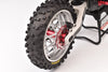 Aluminum 7075-T6 Rear Wheel Hub Hex (Enlarged Inner Bearing) For LOSI 1:4 Promoto-MX Motorcycle Motorbike RTR LOS06000 LOS06002 Upgrades - Red