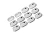 Aluminum 7075-T6 Chain Tension Adjuster Set For LOSI 1:4 Promoto-MX Motorcycle Motorbike RTR LOS06000 LOS06002 Upgrades - Silver
