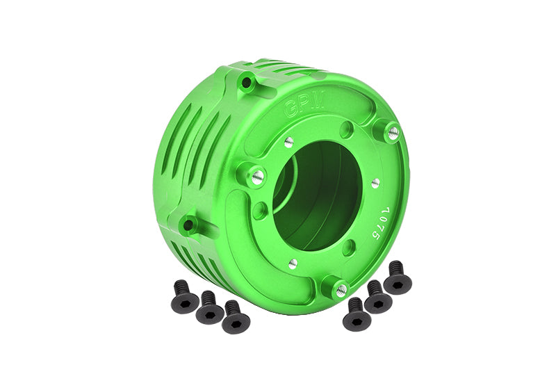 Aluminum 7075 Flywheel Housing For LOSI 1:4 Promoto MX Motorcycle Dirt Bike RTR FXR LOS06000 LOS06002 Upgrades - Green