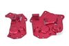 Aluminum 7075 Chassis Side Cover Set For LOSI 1:4 Promoto MX Motorcycle Dirt Bike RTR FXR LOS06000 LOS06002 Upgrades - Red