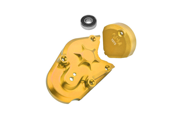 Aluminum 7075 Transmission Housing For LOSI 1:4 Promoto MX Motorcycle Dirt Bike RTR FXR LOS06000 LOS06002 Upgrade Parts - Gold