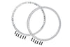 Aluminum 7075 Front Wheel Reinforcement Rings Set For LOSI 1:4 Promoto-MX Motorcycle Dirt Bike RTR FXR LOS06000 LOS06002 Upgrades - Silver