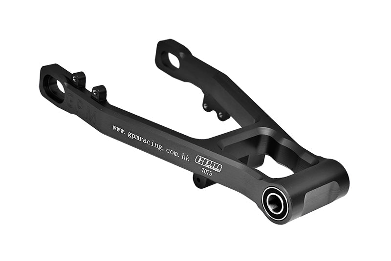 Aluminum 7075 Rear Swing Arm (Enlarged Inner Bearing) For LOSI 1:4 Promoto-MX Motorcycle Dirt Bike RTR LOS06000 LOS06002 Upgrades - Black