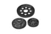 Medium Carbon Steel Transmission Gear Set For LOSI 1:4 Promoto-MX Motorcycle Dirt Bike RTR LOS06000 LOS06002 Upgrades - Black