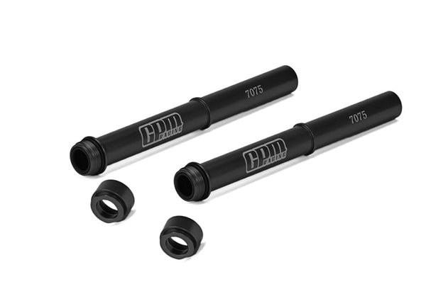 Aluminum 7075 Fork Tube Set For LOSI 1:4 Promoto-MX Motorcycle Dirt Bike RTR FXR LOS06000 LOS06002 Upgrades - Black