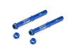 Aluminum 7075 Fork Tube Set For LOSI 1:4 Promoto-MX Motorcycle Dirt Bike RTR FXR LOS06000 LOS06002 Upgrades - Blue