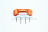 Losi 1/10 Rock Rey 4WD Rock Racer (LOS03009) Aluminum Front Upper Mount For Upper Arm Links - 1Pc Set Orange