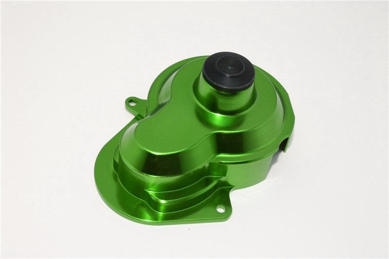 Traxxas Rustler VXL Aluminum Main Gear Cover - 1Pc Set Green