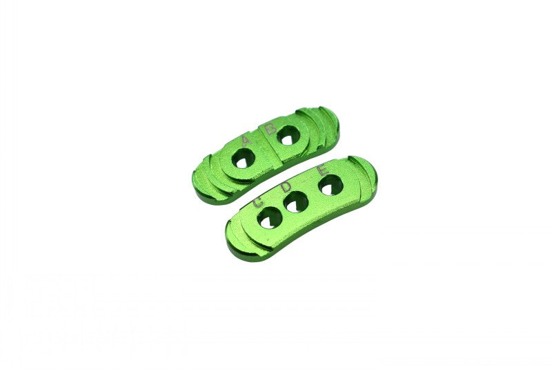 Traxxas Rustler 4X4 VXL (67076-4) Aluminum Fixed Gear Adapter - 2Pc Set Green