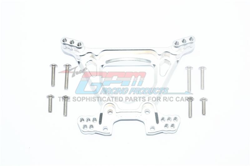 Traxxas Rustler 4X4 VXL (67076-4) Aluminum Rear Shock Tower - 1Pc Set	 Silver