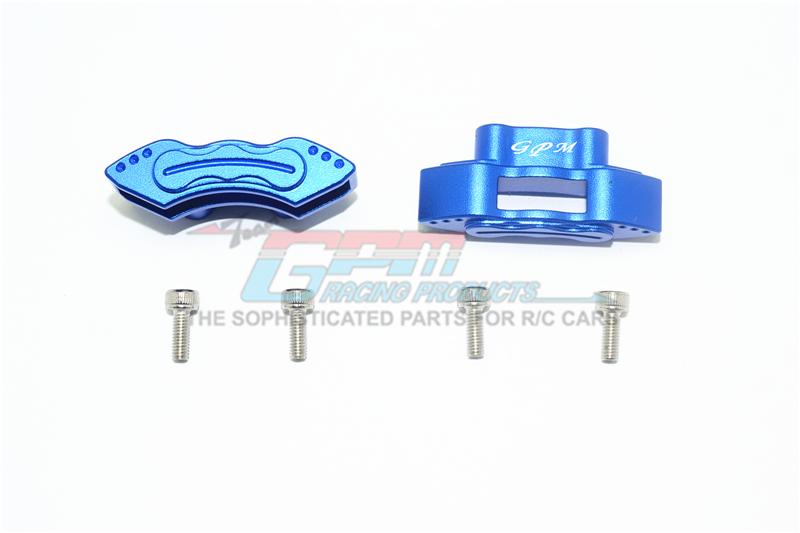 Losi 1/6 Super Baja Rey 4X4 Desert Truck Aluminum Front / Rear Brake Caliper - 1Pr Set Blue