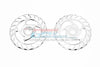 Losi 1/6 Super Baja Rey 4X4 Desert Truck Aluminum Brake Disk With Silver Lining - 2Pc Set Silver