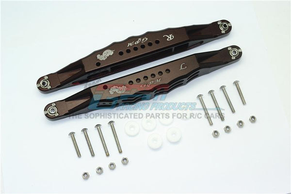 Losi 1/6 Super Baja Rey 4X4 Desert Truck Aluminum Rear Lower Trailing Arms - 1Pr Set Brown