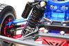 Aluminum Front L-Shape Shocks (132mm) For LOSI 1:6 4WD Super Baja Rey LOS05013 / Super Baja Rey 2.0 LOS05021 Upgrades - Red