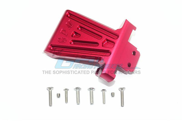 Losi 1/6 Super Baja Rey 4X4 Desert Truck Aluminum Front Bumper Mount - 1Pc Set Red