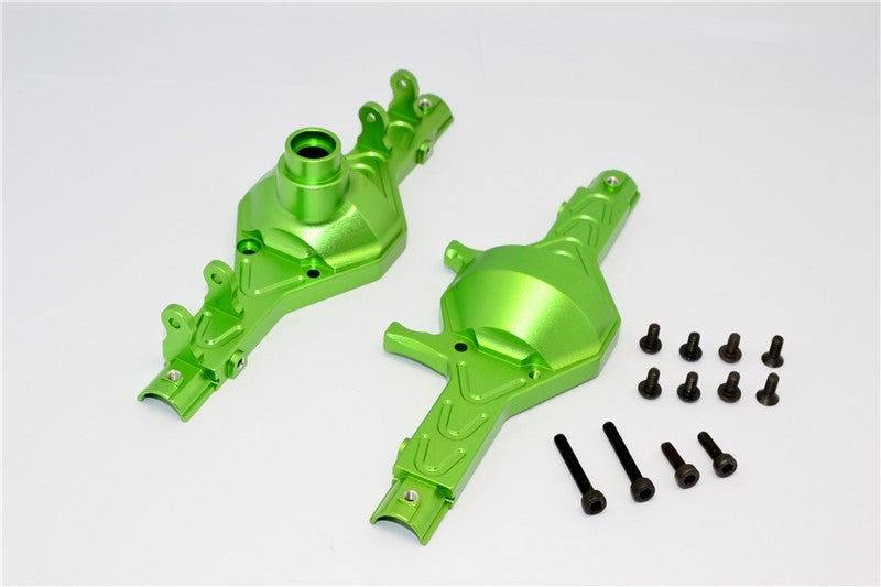 Axial SCX10 Aluminum Front / Rear Gear Box - 1 Set Green