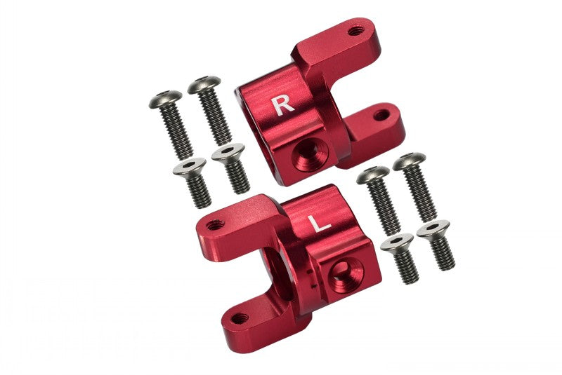 Axial SCX10 Aluminum Front C-Hub - 1Pr Set Red