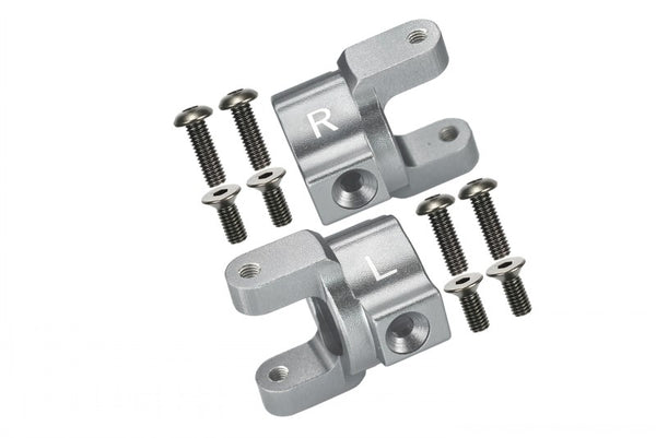 Axial SCX10 Aluminum Front C-Hub - 1Pr Set Silver