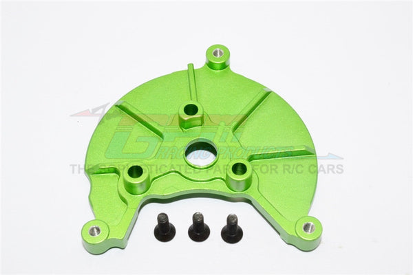 Axial SMT10 Grave Digger (AX90055) Aluminum Transmission Spur Gear Case Cover Plate- 1Pc Set Green