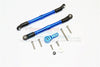 Axial SCX10 II (AX90046, AX90047) Aluminum Adjustable Steering Links & Servo Rod With 25T Servo Horn - 3Pcs Set Blue