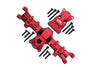 Axial 1:24 SCX24 Deadbolt AXI90081 / Jeep Wrangler AXI00002 Aluminum Front Gear Box - 1Pc Set Red