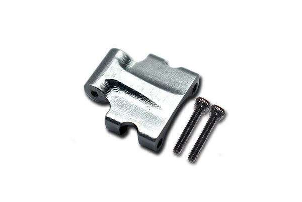 Axial 1:24 SCX24 Deadbolt AXI90081 Aluminum Rear Upper Tie Rod Connector - 3Pc Set Gray Silver