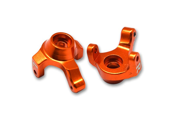 Axial 1:24 SCX24 Deadbolt AXI90081 Aluminum Front Knuckle Arm - 2Pc Set Orange