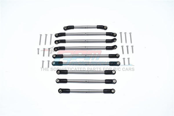 Axial SCX10 III Jeep JL Wrangler (AXI03007) Stainless Steel Adjustable Tie Rods - 25Pc Set